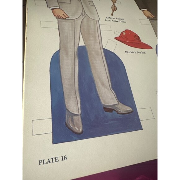 Tom Tierney Ronald Reagan Paper Dolls In Full Color 1984 Collectible Book - Picture 5 of 6